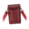 thumbnail image 2 of Bolsa para tijeras de peluquería, bolsa de PU para tijeras de peluquería, bolsa para salón de peluquería y spa. Rojo, 2 of 9