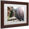 thumbnail image 2 of Trademark Fine Art "Giant Buddha IV" Canvas Art by Philippe Hugonnard, White Matte, Wood Frame, 2 of 4
