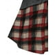 thumbnail image 4 of Camiseta Talla Extra 2 en 1 a Cuadros Cordón Combinado Rosegal Mangas largas de talla grande, 4 of 5