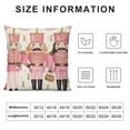 thumbnail image 5 of GOSMITH  Pink Christmas Pillow Covers Christmas Pillows Decorative Throw Pillows Cases Farmhouse Christmas Tree Santa Nutcracker Christmas Decorations Holiday Decor, 5 of 5