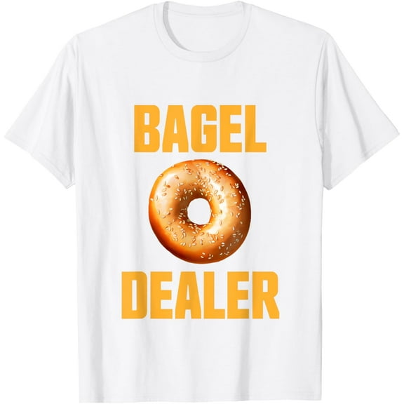 Bagel Dealer funny Everything Bagel Pretzels Bagels Baker T-ShirtMen's and women's pure cotton short-sleeved shirts