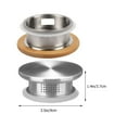 thumbnail image 2 of HEMOTON 2Pcs Stainless Steel Pitcher Cover Water Pitcher Lid Water Pot Cover Wearresistant Jug Lid, 2 of 8