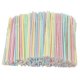 thumbnail image 1 of 300 Pieces Plastic Drinking Straws 8 Inches Long Multi-Colored Striped Bedable, 1 of 5