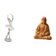 thumbnail image 1 of Grácil Escultura De Bailarina Con El Sagrado Corazón. Figura Artística Para Dormitorio, Oficina, Chimenea, Pasillo O Entrada. Regalo Moderno De Colección., 1 of 8