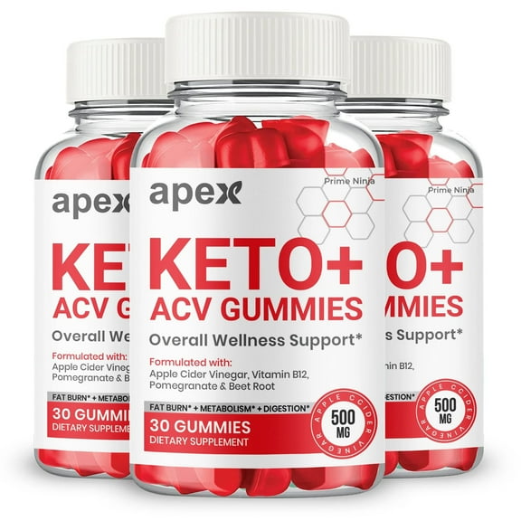 Apex Keto ACV Gummies (3 Pack)