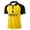 Yellow, variant on Hello Darkness My Old Friend Men's Polo Shirt Short Sleeve Casual Button Collared Tee