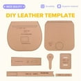thumbnail image 4 of DIY Leather Tool Kit Kraft Handbag Sewing Pattern Handmade Craft Template Finished Product Size 21x19x6.5CM, 4 of 4