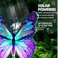 thumbnail image 6 of Rirool Solar Garden Lights, Fiber Optic Butterfly Color-Changing LED Decor, Waterproof Outdoor Yard Art (3 Pack), 6 of 9