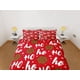 thumbnail image 2 of Santa Claus Ho Ho Ho Laugh Juego de Funda Nórdica Rojo, Navidad Ropa de cama de tamaño completo, 2 of 4
