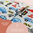 thumbnail image 5 of Sleeping Baby Zipadee-Zip Baby Swaddle Sack 3-6 Months - Busy Town, 5 of 9