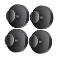 thumbnail image 2 of 4 piezas de tazas de succión ganchos de pared ganchos de pared guardado de perchas modernas estantes de ducha para la ventana de baño de vidrio casa Negro, 2 of 8