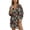 Aztec Cow American Tribal, variant on Xoenoiee Colorful Starfish Print Button Down Beach Coverup for Women, Long Sleeve Swimsuit Coverup Bikini Shirt Bathing Suit Cover Ups for Pool Vacation, S
