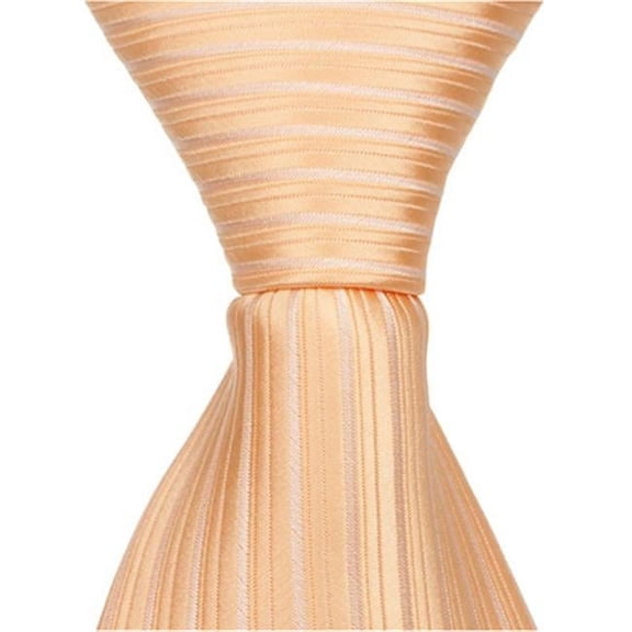 Matching Tie Guy 2577 O1 - 6 in. Newborn Zipper Necktie - Orange