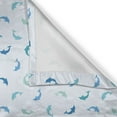 thumbnail image 5 of Ambesonne Turquoise Grommet Curtain, Jumping Mammals, 50" x 96", Turquoise Blue Navy, 5 of 6