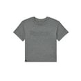 thumbnail image 6 of Reebok Girls Relay Slinky Jersey Cropped Short Sleeve T-Shirt, Sizes 4-18, 6 of 7