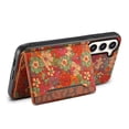 thumbnail image 3 of for Samsung Galaxy S23 Plus Luxury Premium PU Leather + TPU Case with 3 Card Slots, Kickstand Back Case Floral Pattern Skin-Friendly Shock-resistance Cover for Samsung Galaxy S23 Plus, Summer, 3 of 6