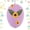 Purple, variant on QenASHaing Disco Ball Easter Egg Ornament Set, Fabric Foam Eggs with Sunflower & Silver Mirror Ball, Hanging Decor for Spring, Party, Easter Tree