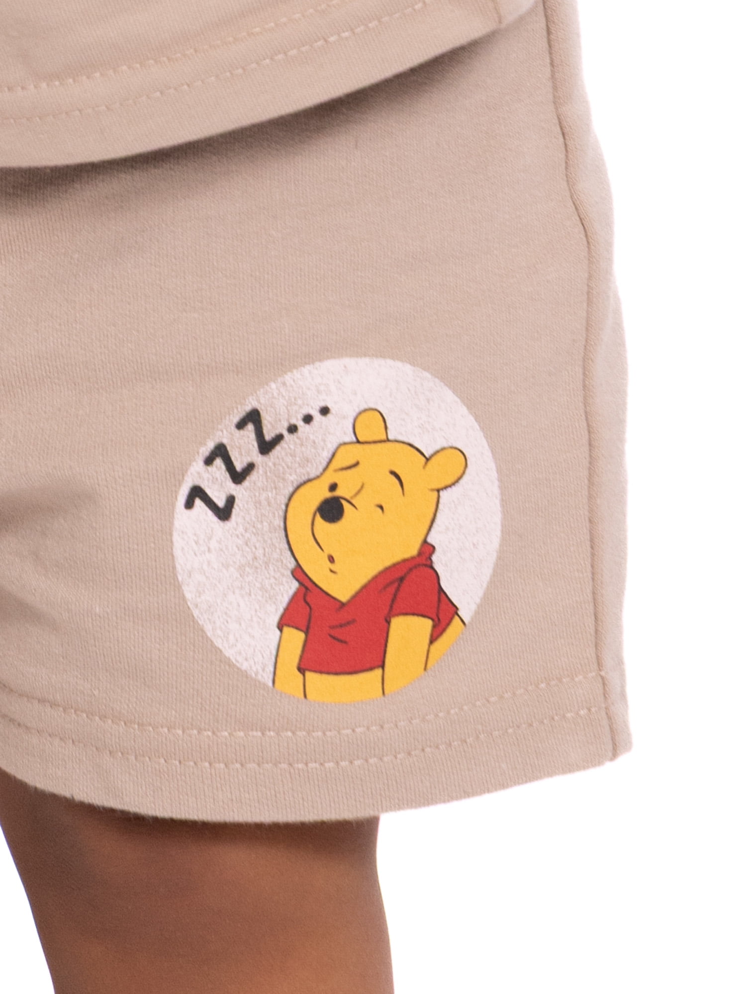 Winnie the Pooh Baby Boys' Short Sleeve Graphic Tee and Shorts Set, 2-Piece, Sizes 0/3M-24M