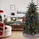 thumbnail image 5 of Árbol de Navidad Falda Alfombra Blanco Delantal de Pelo Largo,Nieve Algodón Redondo Cojín Base Decoración 100x100cm,Decoraciones Del Árbol de Navidad, 5 of 7