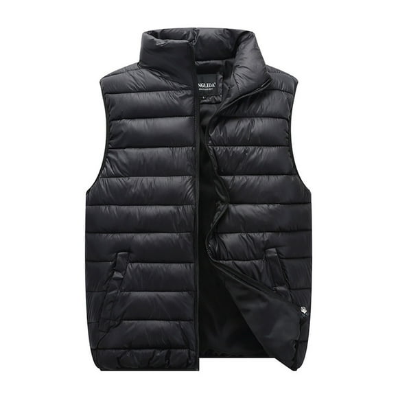 2025 UniCasual Coat Jacket Overall Vest Solid Vest Zipper Pocket Reversible Vest Loose Sleeveless Jacket