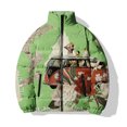 thumbnail image 2 of Abrigo de invierno retro para hombre, ropa de dibujos animados para hombre, novedad de 2024, abrigos de plumón de conejo, chaquetas de otoño asequibles y duraderas con relleno para hombre, 2 of 4