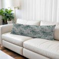 thumbnail image 2 of Teal Grey Abstract Body Pillow Cover 20 x 60 Inch Decorative Pillow Cover Modern Graffiti Distressed Mottled Art Lumbar Pillowcase Seasonal Rectangle Cushion Case for Couch Sofa Bed Living Room, 2 of 9