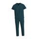 thumbnail image 1 of Conjunto de uniforme quirúrgico para enfermera (camiseta y pantalón) y peluquera de mascotas (manga corta) Azul del lago, 1 of 8