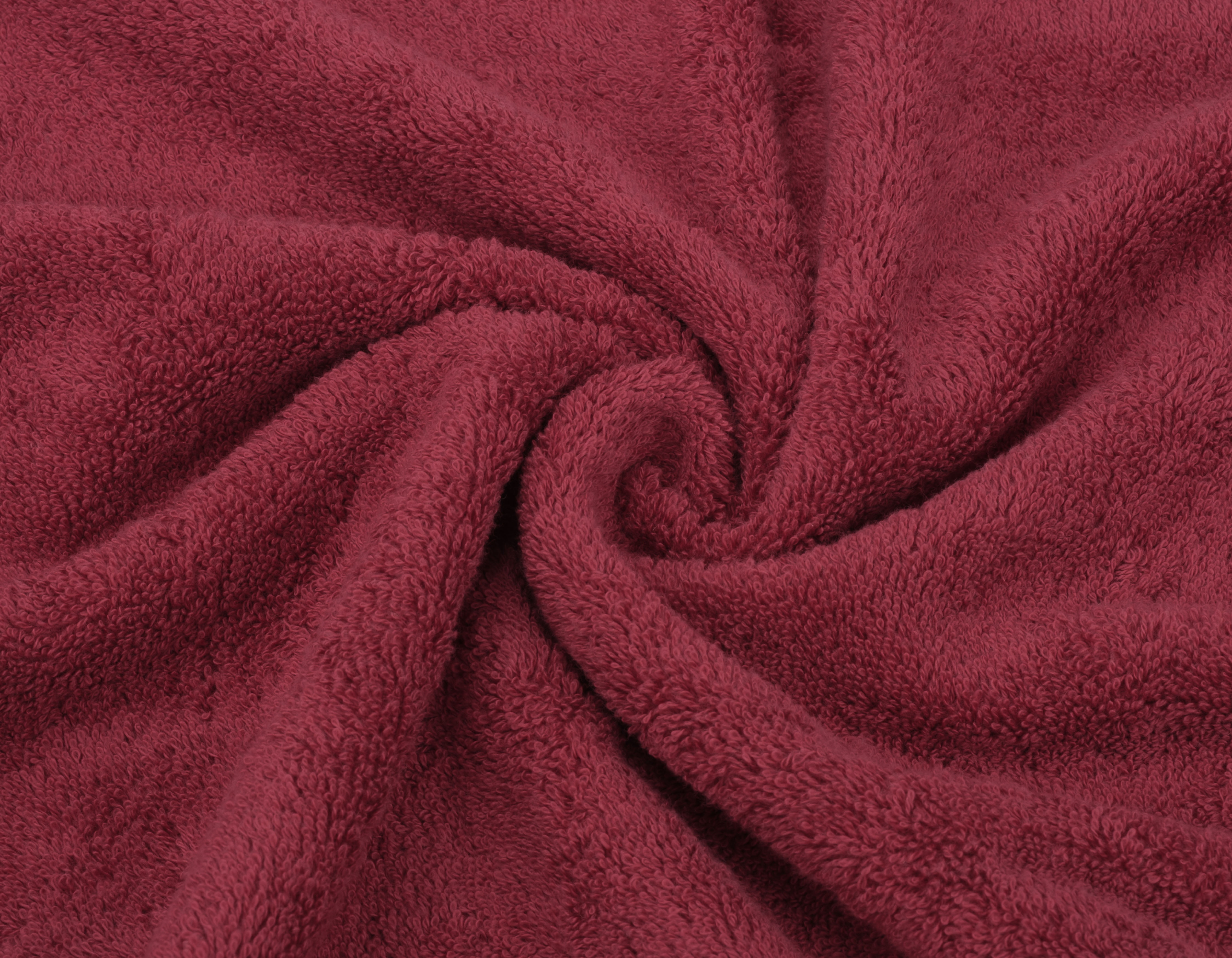 American Soft Linen 6 Piece Towel Set, 100% Cotton Turkish Towels, Bordeaux Red