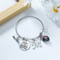 thumbnail image 2 of TINGN 2022 Graduation Gifts for Her Quote Inspirational And So The Adventure Begins Bangle Bracelet Graduation Bracelets College Graduation Gifts for Her, 2 of 5