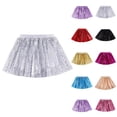 thumbnail image 4 of EnJoCho Toddler Girl Tutu Skirt Girls Skirt Sequin Pleated Skort Sparkly Min𝗂 Skirt for Girls Birthday Dance Music Concert Clothes, 4 of 4