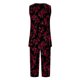 thumbnail image 5 of Conjunto de Verano para las Mujeres Impreso Cuello Redondo sin Mangas Y Pantalones, Casual Dos Piezas para las Mujeres, 5 of 9
