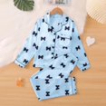 thumbnail image 3 of Usaibhir Girls Pajamas Silk PJS Set Satin Sleepwear Long Sleeve Jammies for Kids Button-Down Nightwear Loungewear 7-14 Years, 3 of 10