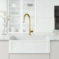 thumbnail image 3 of VIGO Bristol Single Handle Pull-Down Sprayer Kitchen Faucet in Matte Brushed Gold, 3 of 14