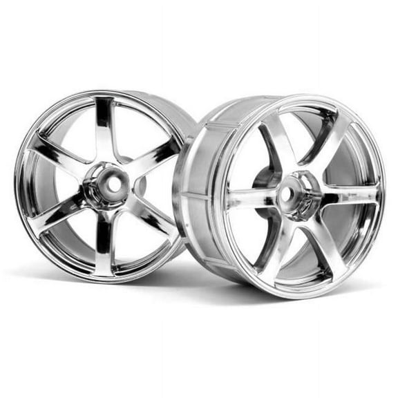 HPI Racing HPI33465 LP29 Wheel Yokohama AVS Model T6, Chrome - 2 Piece