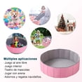 thumbnail image 4 of Alberca de Pelotas para Bebe, Piscina de Pelotas para Bebe de Tela Oxford de Doble Capa, Corral Plegable para Bebe, con Bolsa de Almacenamiento, 100 * 30cm, Regalo Ideal para Niños y Niñas, 4 of 7