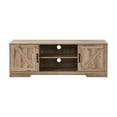 thumbnail image 2 of 59 in. Wood Oak TV Stand with 2 Storage Cabinets Fits TV's up to 59 in., 2 of 7