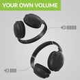 thumbnail image 3 of Avantree Duet - Dual Wireless Headphones for TV Watching with Transmitter/Charging Stand 2-in-1, Clear Dialogue Mode & Volume Boost for Seniors, Scalable to 100 Headphones - Black, 3 of 5