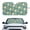 Cartoon Avocado Pear Print, variant on XYZCANDO Car Sun Shade with Retro Colorful Floral Design, Foldable Heat Reflector for Keeping Vehicle Cool for Daily Commute and Road Trips