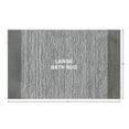 thumbnail image 3 of Mineral Spring Grenoble Polyester Tufted Bath Rug, Light Gray, 20" x 32", 3 of 7