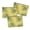 Medium Yellow, variant on S4Sassy Green Monstera Leaves 3 Pc Printed Multipurpose Zipper Make Up Pouch Toiletry Bag Organizer-6 x 8 Inches