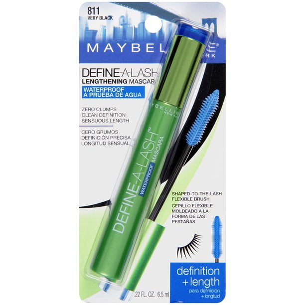 Maybelline DefineALash Lengthening Waterproof Mascara, 811 Very Black