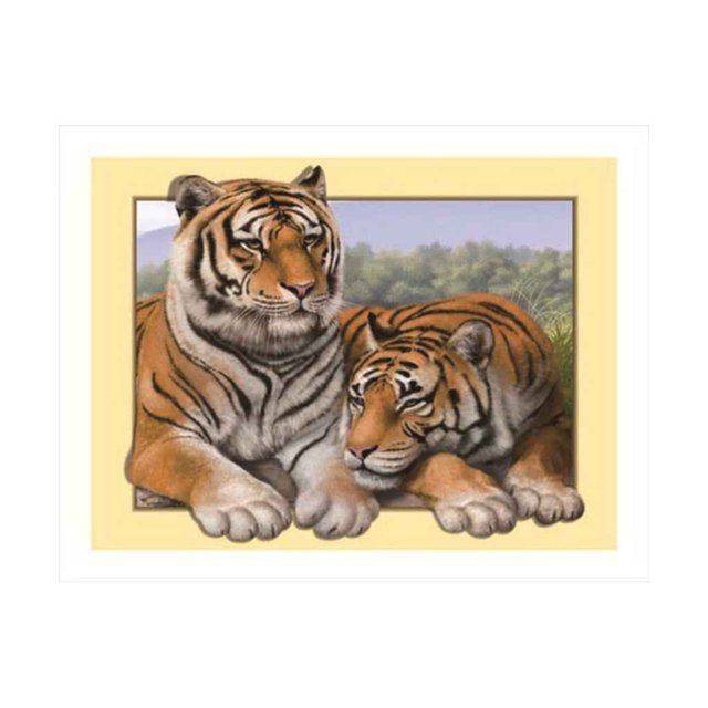 Animal Resina 5D DIY Diamante Pintura Bordado Punto de Cruz Imagen Decoración de la pared del hogar - L2011 Inevent JJ13343-08