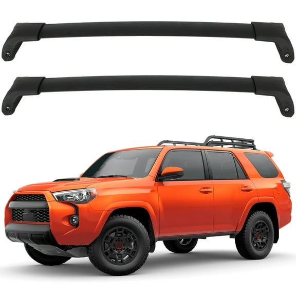 SCITOO Roof Rack Cross Bar 220LBS Compatible With For Toyota For 4runner 2021-2024 2 Roof Cross Bars Black