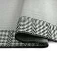 thumbnail image 5 of Nicole Miller New York Patio Country Landry Traditional Border Indoor/Outdoor Area Rug, Grey/Black, 5'2"x7'2", 5 of 7