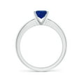 thumbnail image 2 of Angara Natural 1.55 Ct. Blue Sapphire Solitaire Ring in Sterling Silver for Women (Ring Size: 4), 2 of 8