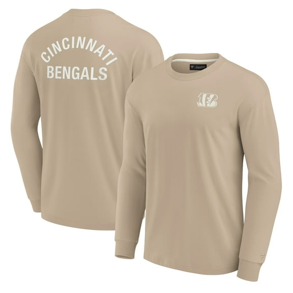 Unisex Fanatics Khaki Cincinnati Bengals Elements Super Soft Long Sleeve T-Shirt