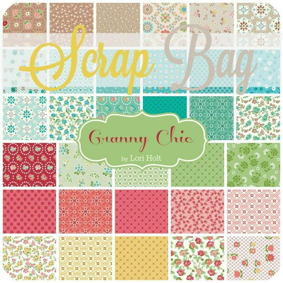 Granny Chic - Scrap Bag (Approx 2 Yards) by Lori Holt for Riley Blake