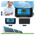 thumbnail image 3 of 50A Solar Charge Controller Solar Panel Controller 12V/24V Adjustable LCD Display Solar Panel Battery Regulator With USB Port, 3 of 5