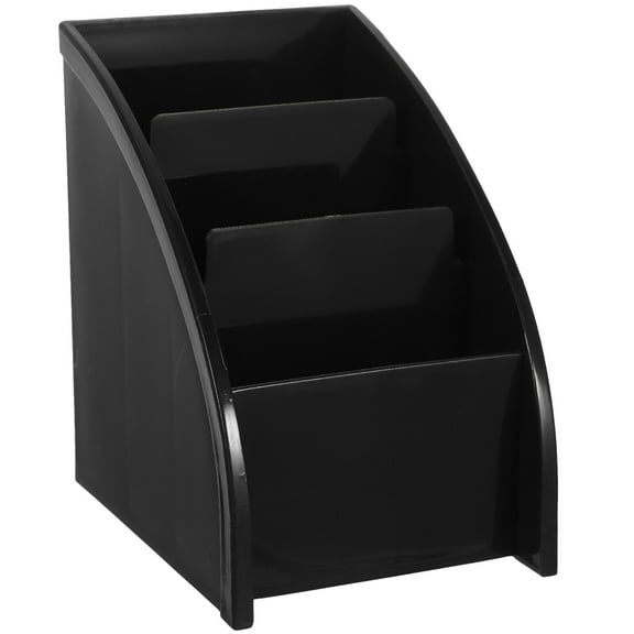 Desktop Organizer Storage Case Mobile Cell Phone Stand Table Office Black