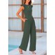 thumbnail image 4 of Mono PRETTYGARDEN de Verano para Mujer en Verde Oscuro Elegante, 4 of 6